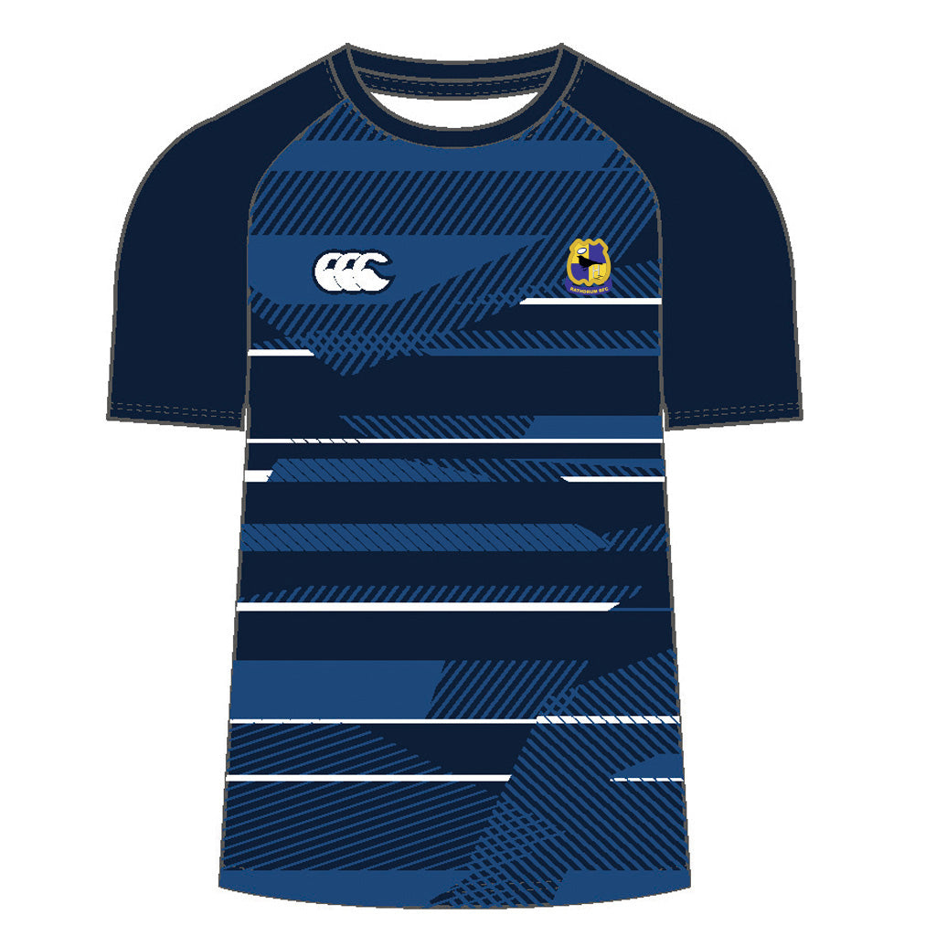 Rathdrum RFC Canterbury Eco Training Tee NAVY / Royal / White