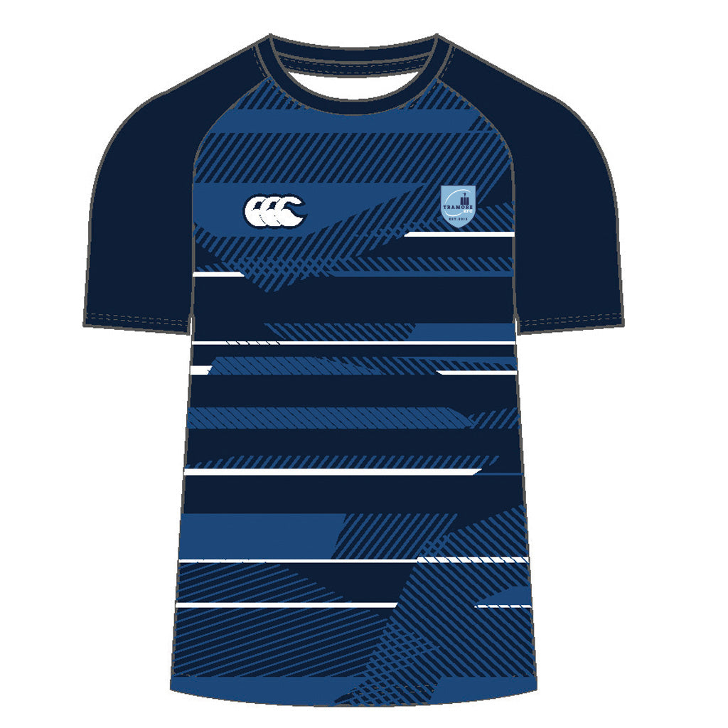 Tramore RFC Canterbury Eco Training Tee NAVY / Royal / White