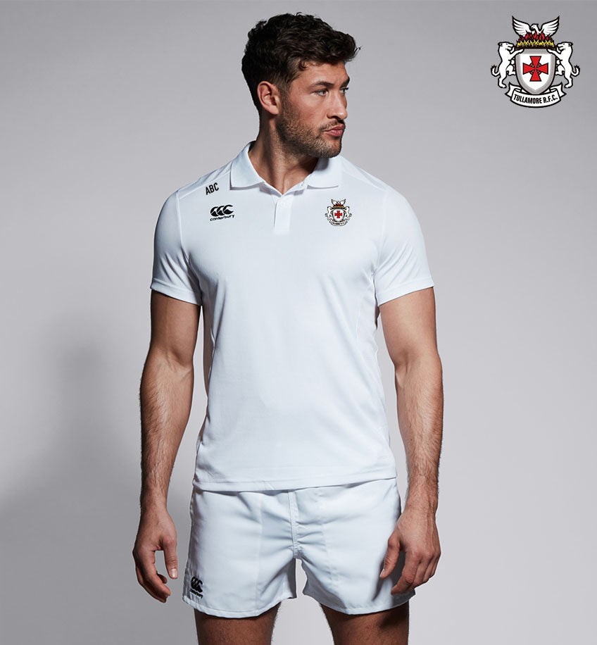 Tullamore RFC Canterbury Club White Polo Shirt