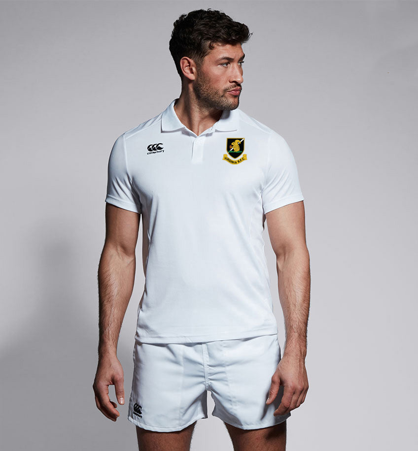 Virginia RFC Canterbury White Club Polo Shirt