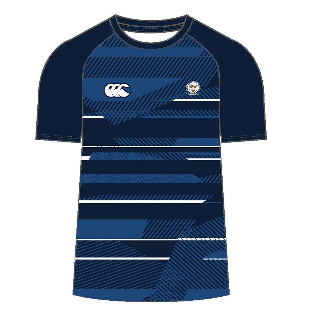 Wexford Wanderers RFC Canterbury Eco Training Tee NAVY / Royal / White