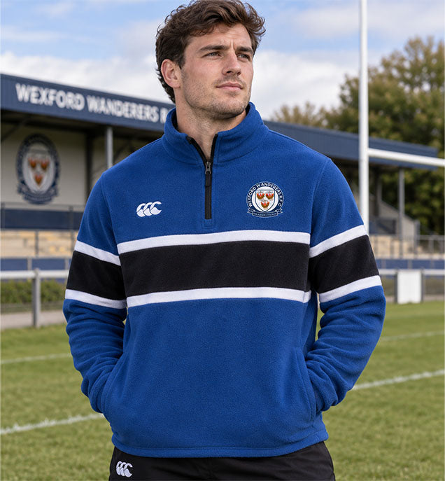 Wexford Wanderers RFC 1/4 Zip Canterbury Oversized Fleece - PRE ORDER