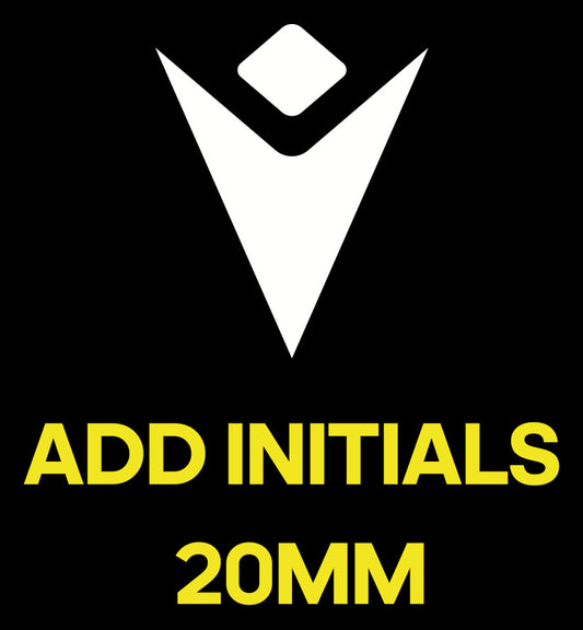 Add Macron LIGHT YELLOW Initials 20MM