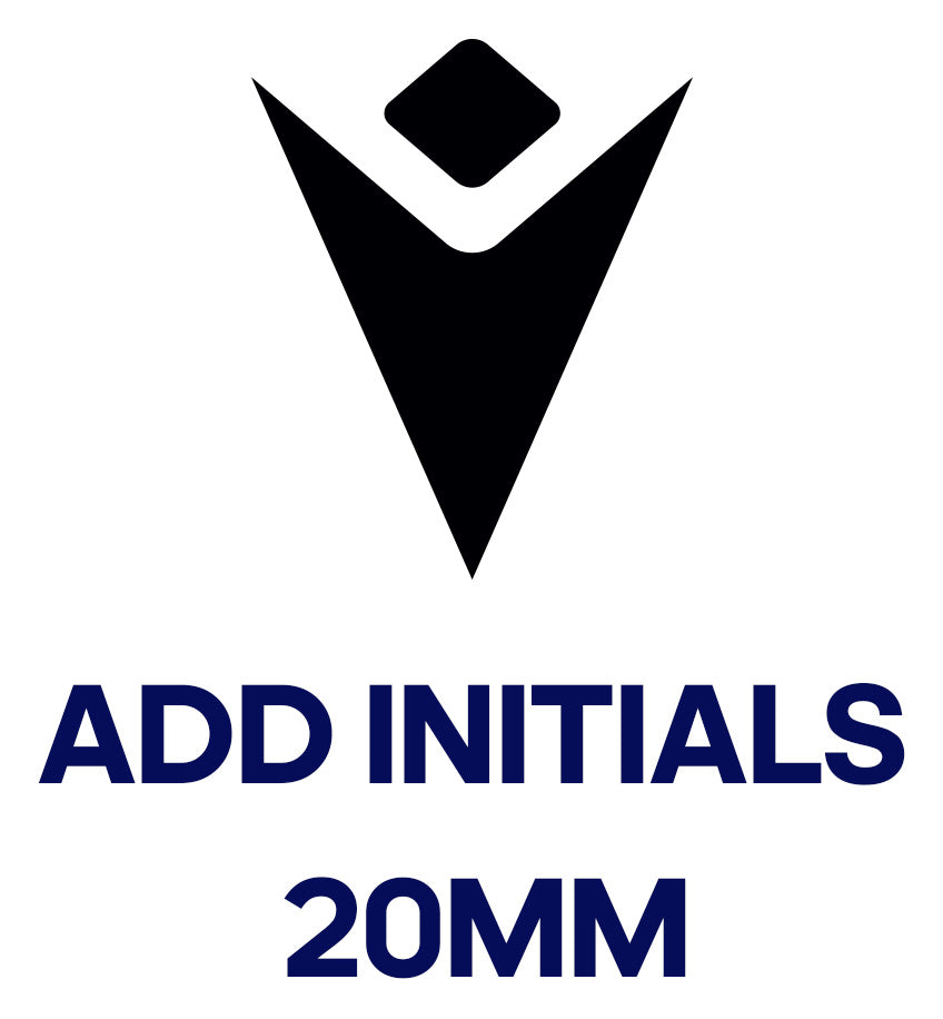 Add Macron NAVY Initials 20MM