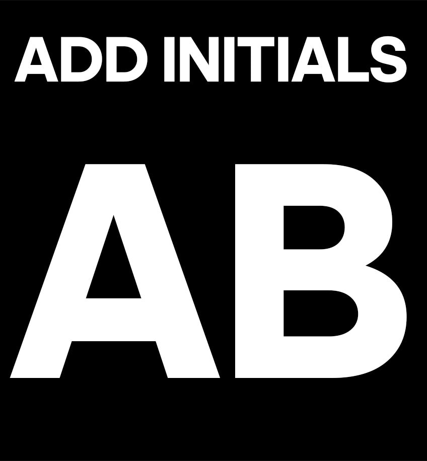 Add WHITE Initials 20MM (Bundle)