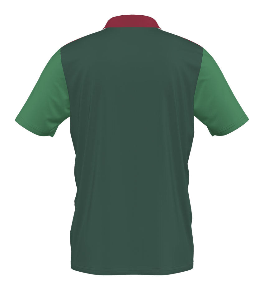 Adidas Entrada Green & Red Polo Shirt