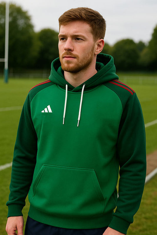 Adidas Green & Red Entrada Hoody