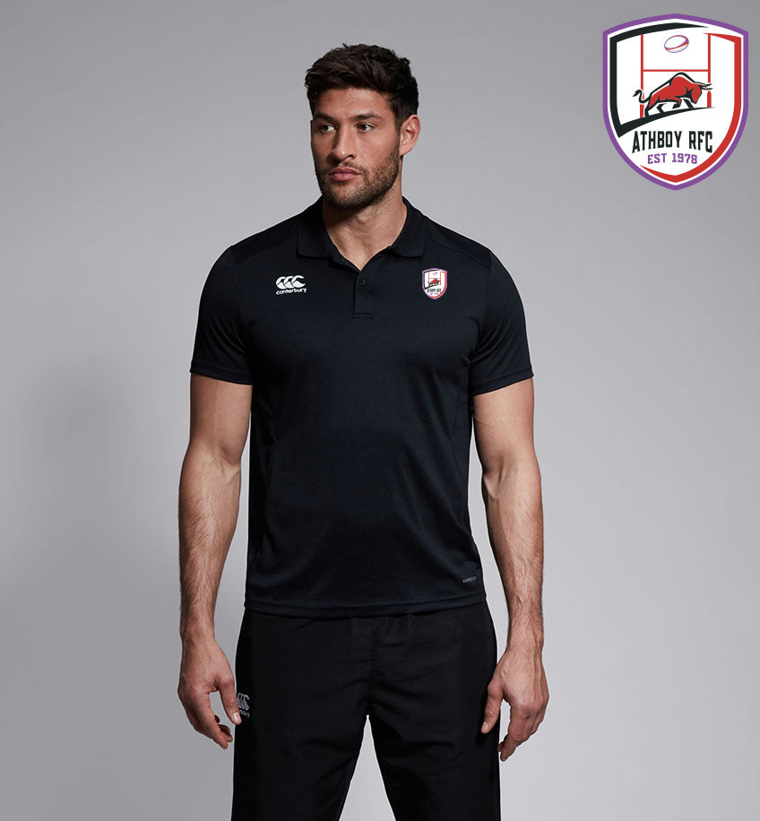 Athboy RFC Canterbury Club Black Polo Shirt