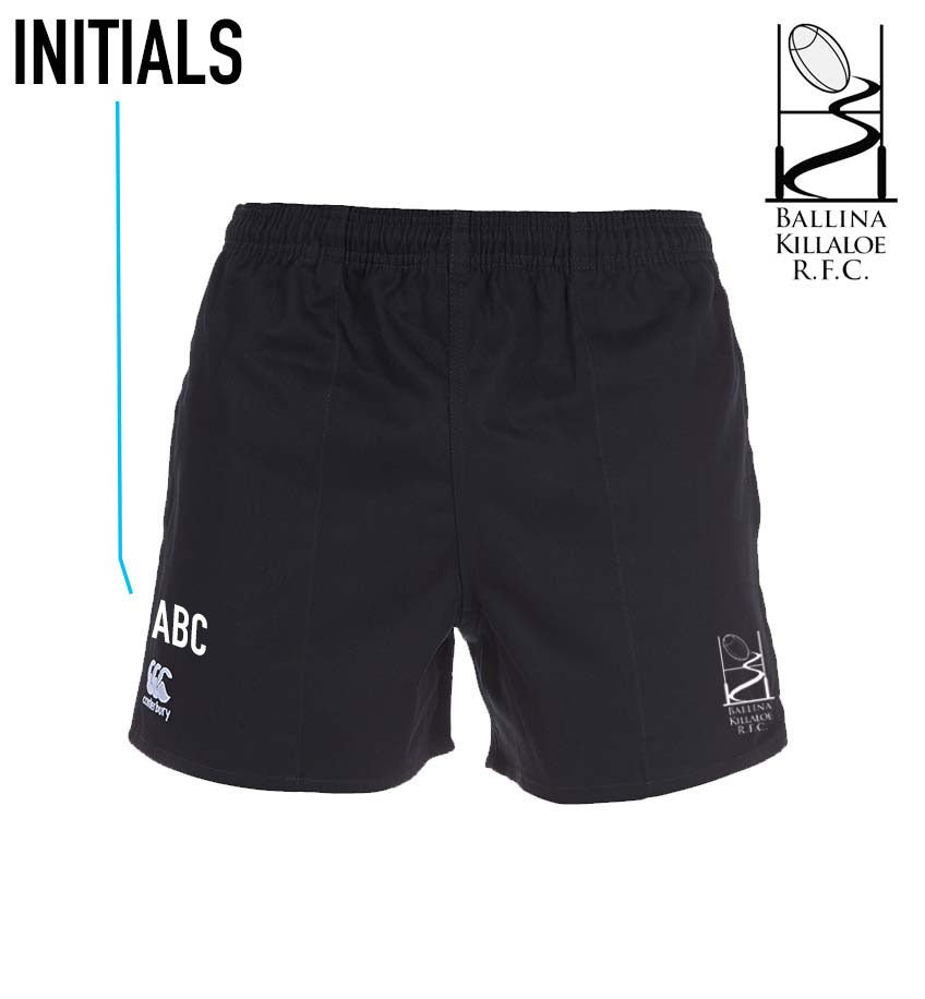 Ballina Killaloe RFC Canterbury Rugby Shorts - Team Wear Store.ie