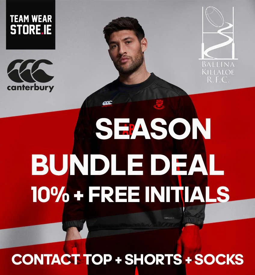 Ballina Killaloe RFC Wet Weather Bundle