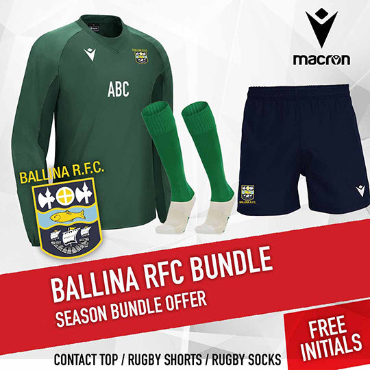 Ballina RFC Contact Top / Shorts / Socks Bundle