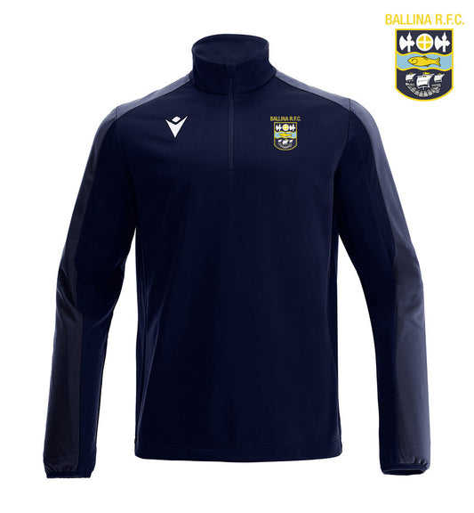 Ballina RFC Macron Arno 1/4 Zip Top - FINAL ITEMS
