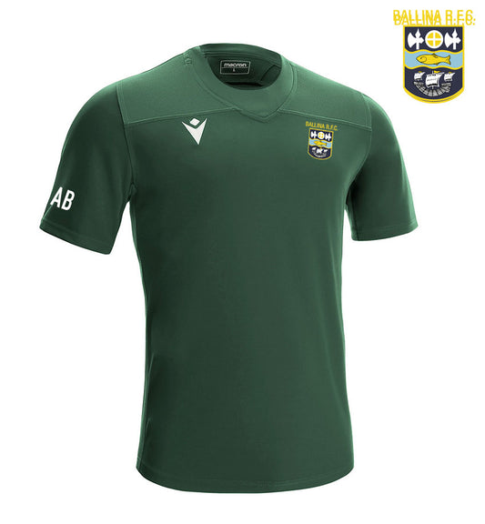 Ballina RFC Macron Peridot Rugby Training Jersey - CLEARANCE