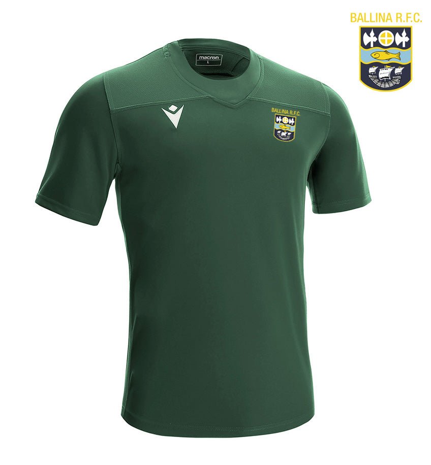 Ballina RFC Macron Peridot Rugby Training Jersey - Team Wear Store.ie