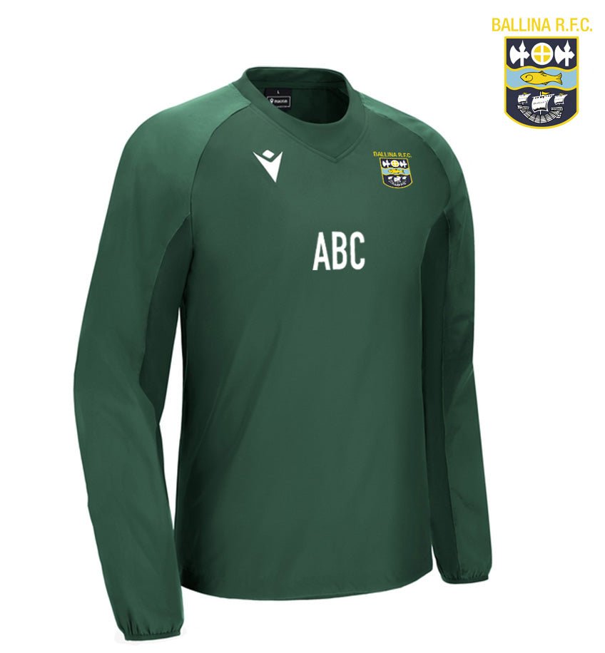 Ballina RFC Macron Denali Contact Training Top - Team Wear Store.ie