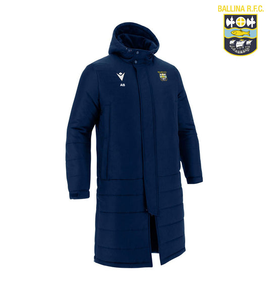 Ballina RFC Macron Turvey Long Bench Jacket