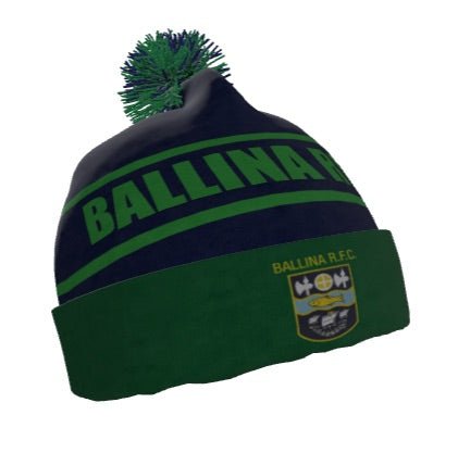 Ballina RFC Official Bobble Hat - Team Wear Store.ie