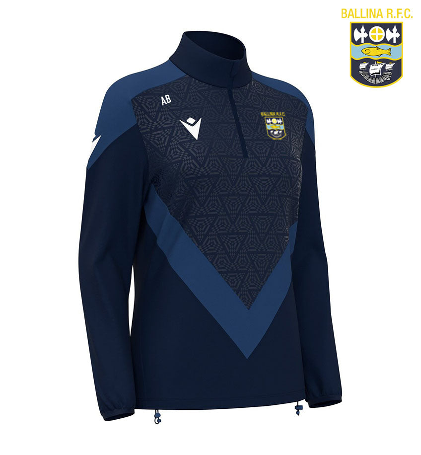 Ballina RFC Womens Fit Macron Anora 1/4 Zip Top