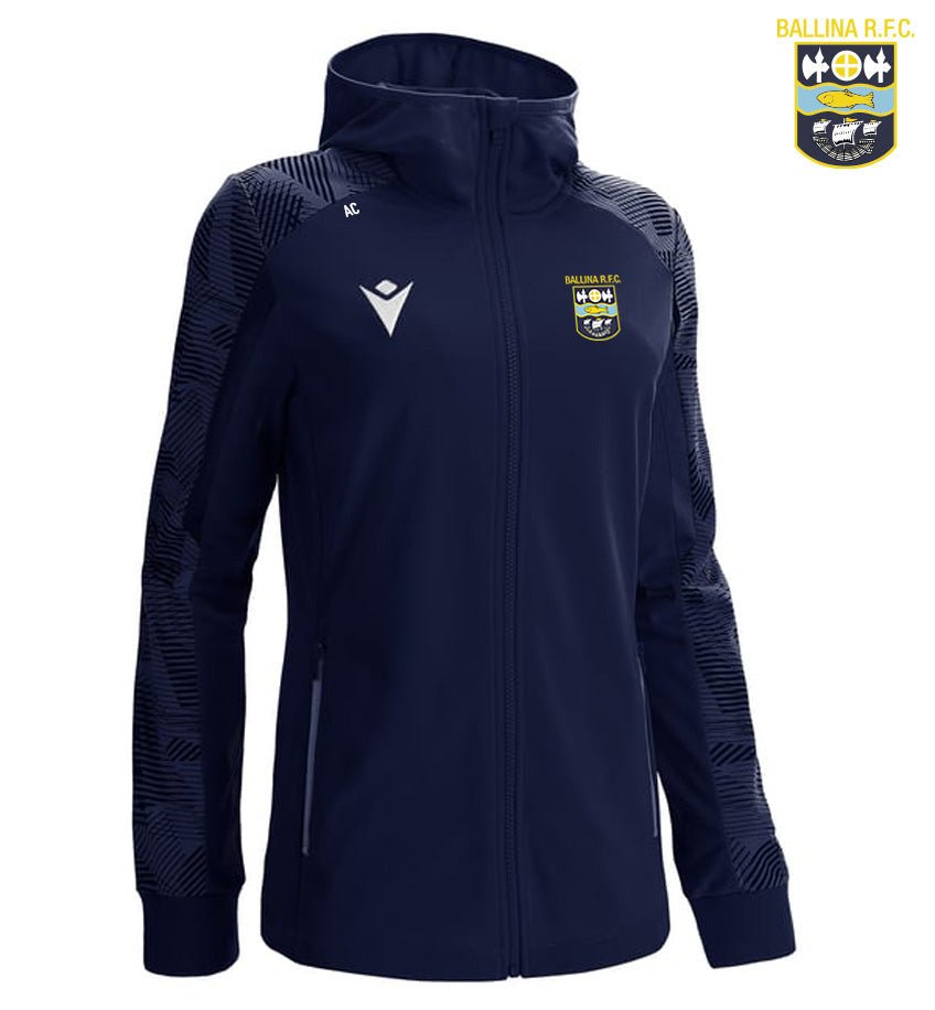 Ballina RFC Women&#39;s Fit Macron Aphrodite Hoody - Team Wear Store.ie