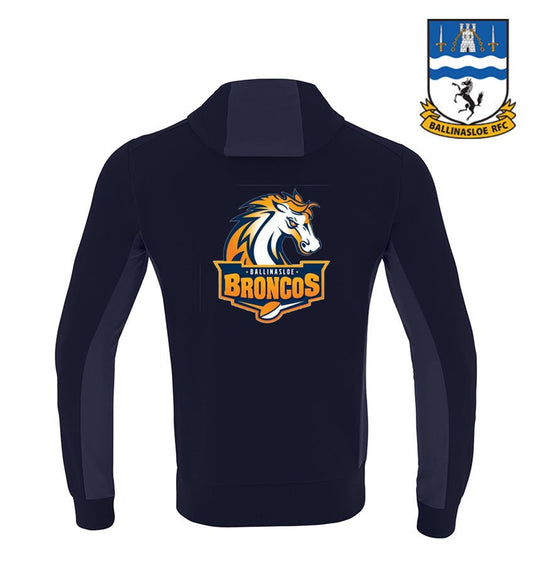 Ballinasloe RFC Broncos Macron Navy Electro Hoodie - Team Wear Store.ie