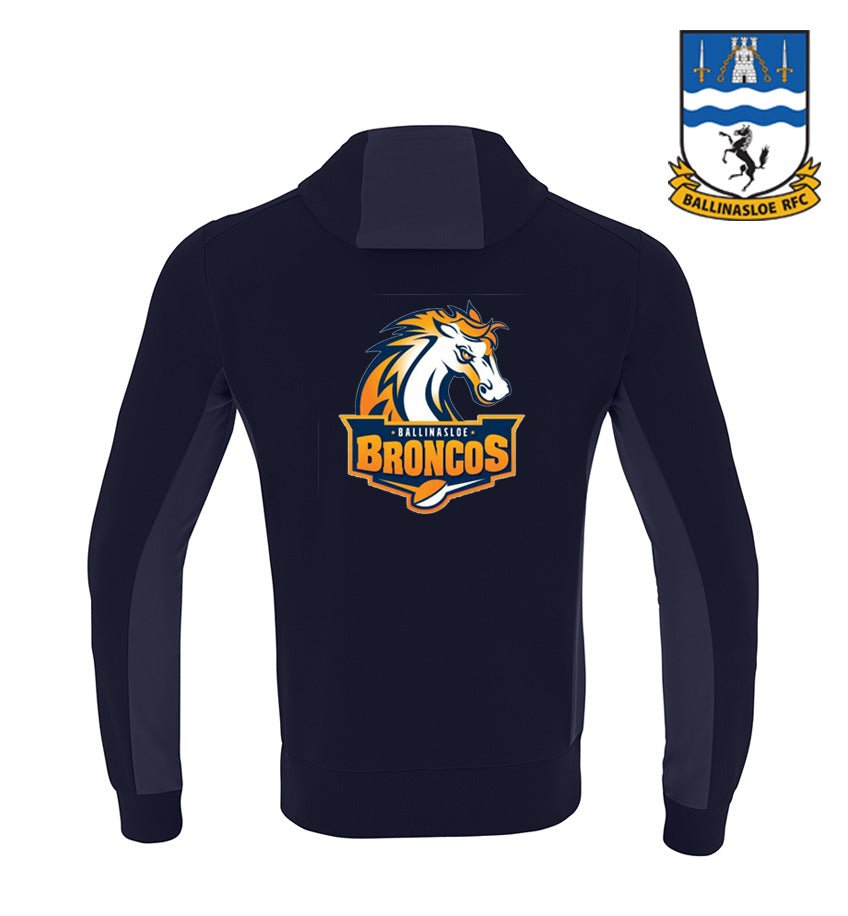 Ballinasloe RFC Broncos Macron Navy Electro Hoodie - Team Wear Store.ie