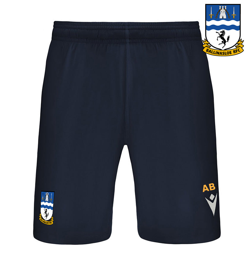 Ballinasloe RFC Macron Heliodor Micro Bermuda Shorts (Zipped Pockets)