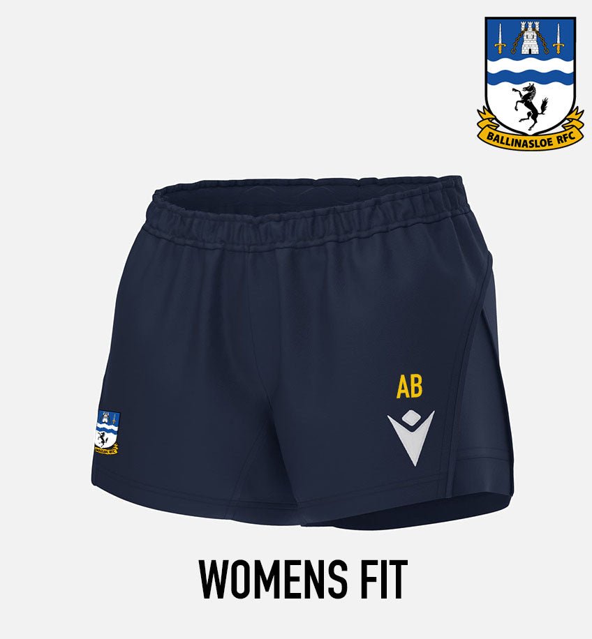 Ballinasloe RFC Macron Lapis Shorts *Womens Fit* - Team Wear Store.ie