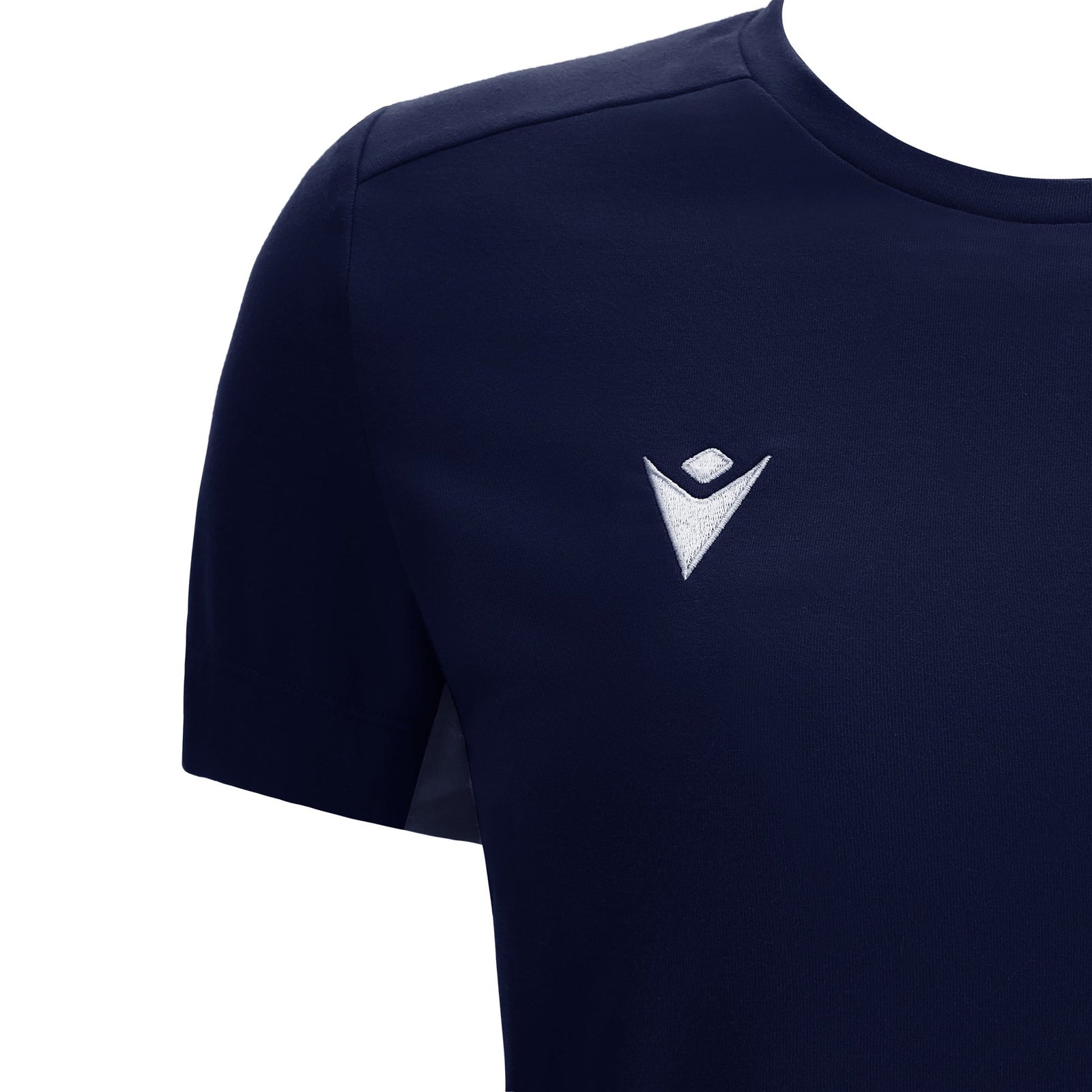 Ballinasloe RFC Macron Navy Women's Fit Cotton T-Shirt Lute - Team Wear Store.ie
