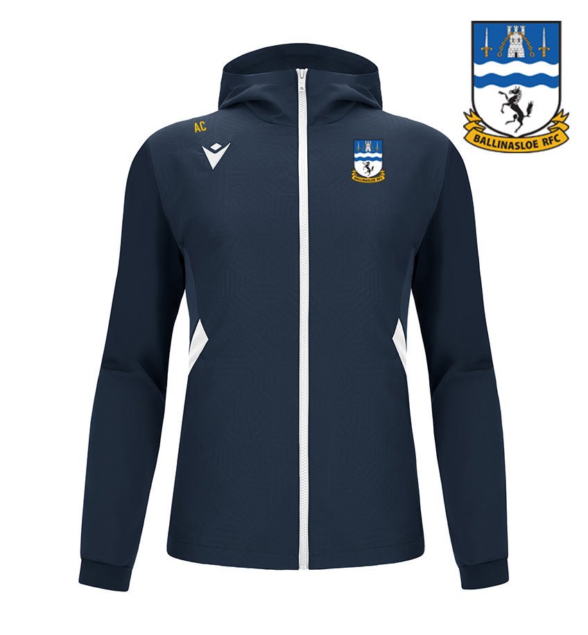 Ballinasloe RFC Macron Tiamat Full Zip Micro Hood - Team Wear Store.ie