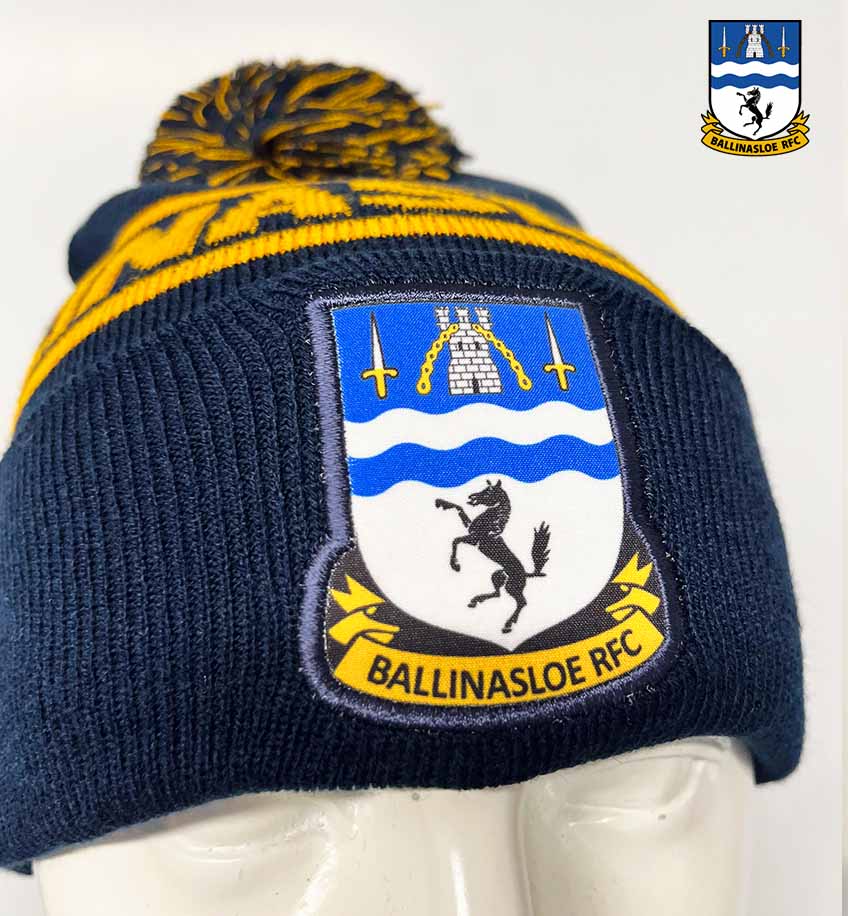 Ballinasloe RFC Official Bobble Hat - Team Wear Store.ie