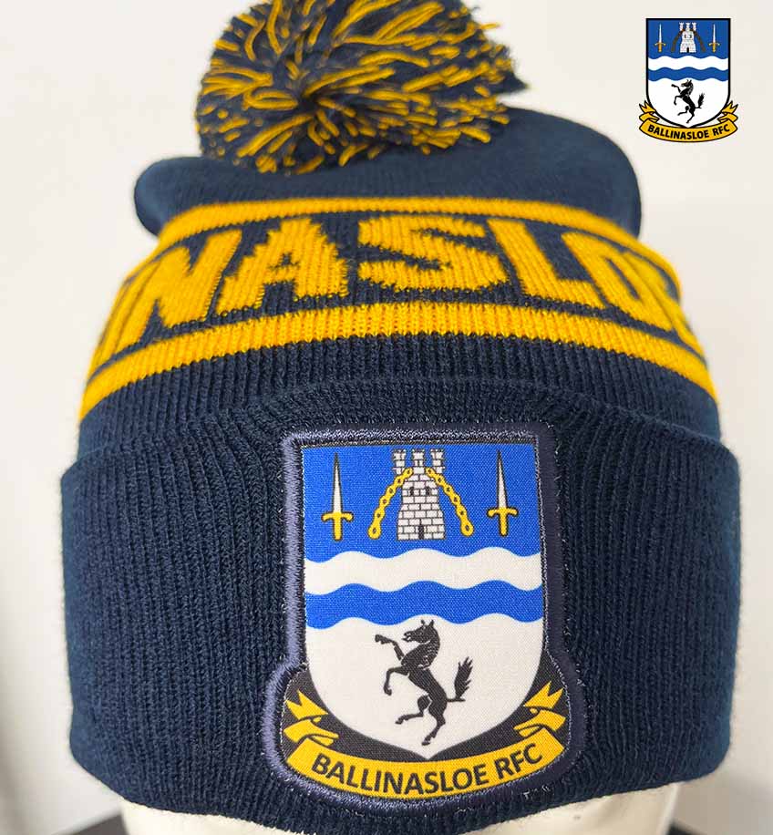 Ballinasloe RFC Official Bobble Hat - Team Wear Store.ie