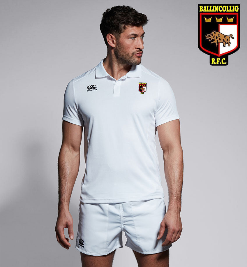 Ballincollig RFC Canterbury Club White Polo Shirt