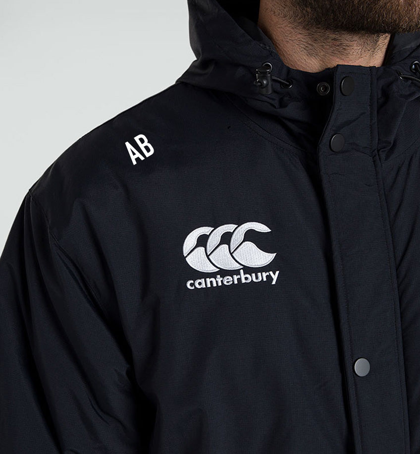 Canterbury Club Subs Jacket with initials