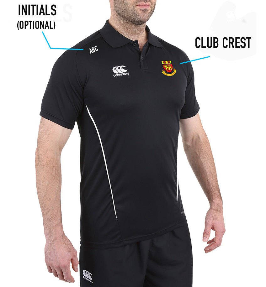 Canterbury Team Sale Black Polo Shirt - Team Wear Store.ie