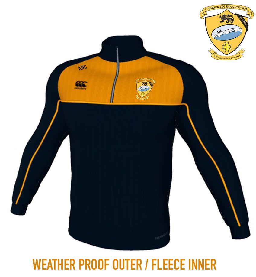 Carrick on Shannon RFC 1/4 Zip Thermal Fleece - Team Wear Store.ie