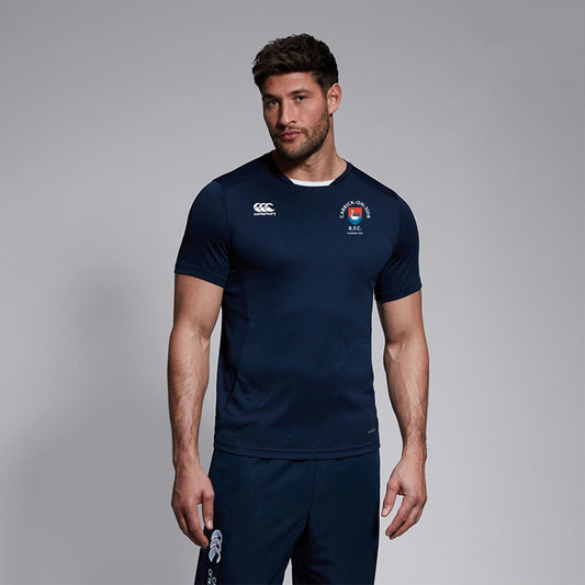 Carrick On Suir RFC Canterbury Red and Navy Club Dry Tee Shirt