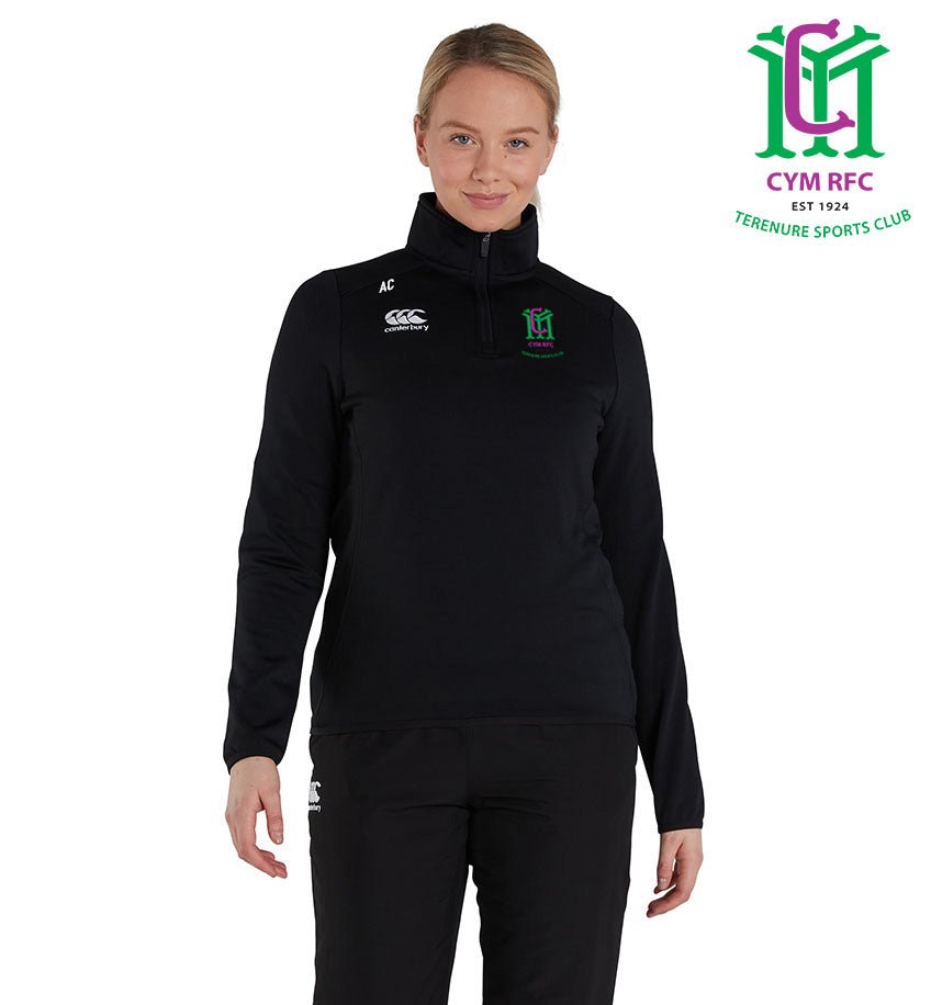 CYM Terenure RFC Canterbury Club 1/4 Zip Mid Layer Training Top - Team Wear Store.ie