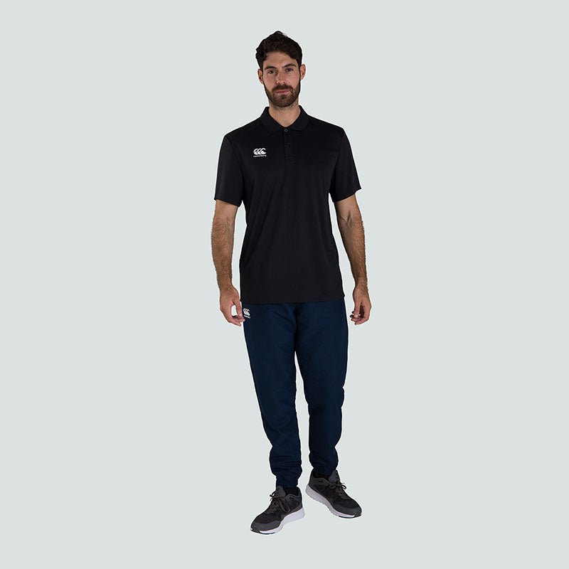 CYM Terenure RFC Canterbury Club Black Polo Shirt - Team Wear Store.ie