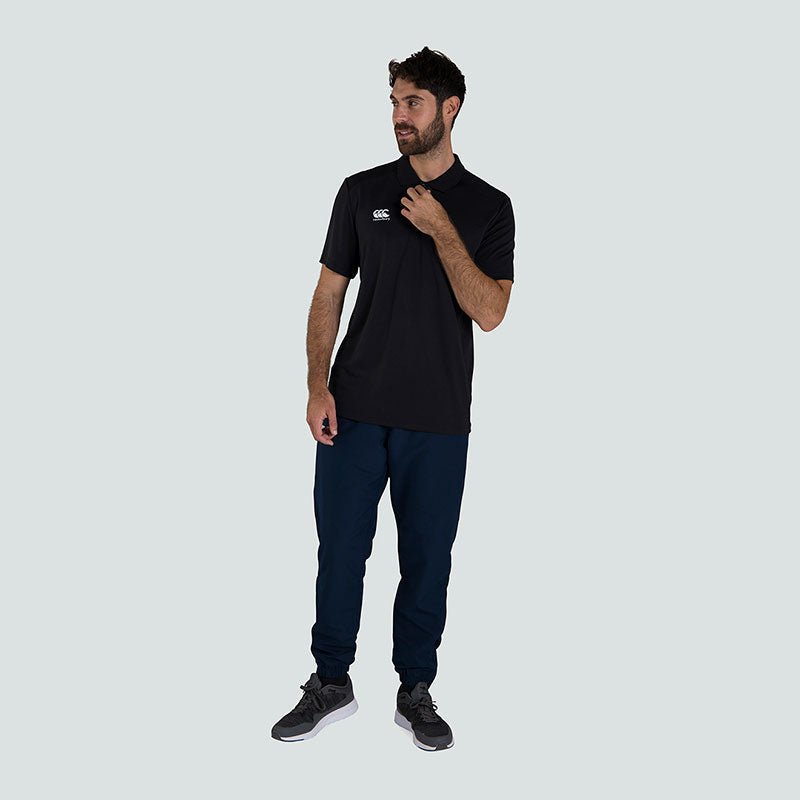 CYM Terenure RFC Canterbury Club Black Polo Shirt - Team Wear Store.ie