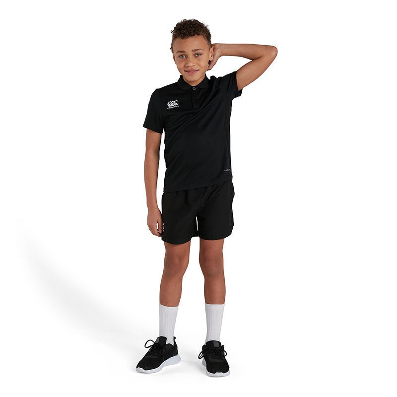 CYM Terenure RFC Canterbury Club Black Polo Shirt - Team Wear Store.ie
