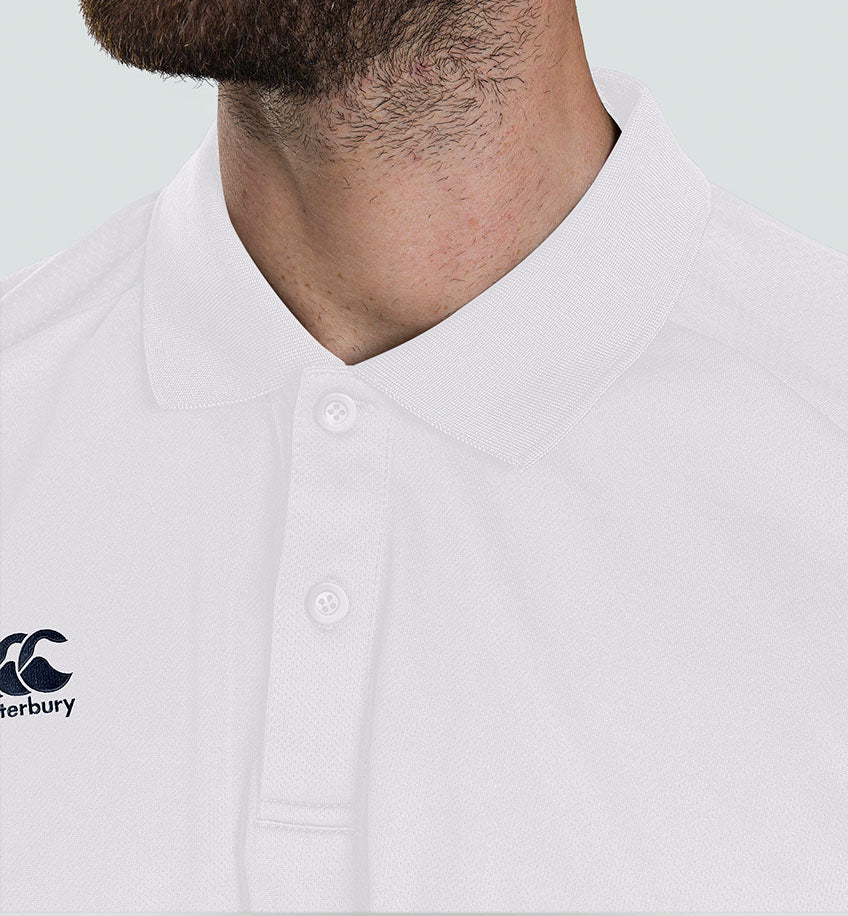 CYM Terenure RFC Canterbury Club White Polo Shirt - Team Wear Store.ie
