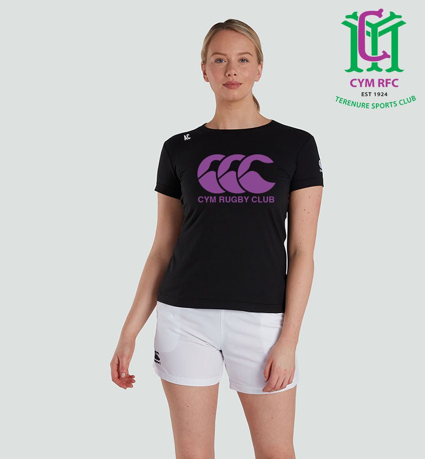 CYM Terenure RFC CCC Black Tee - Team Wear Store.ie