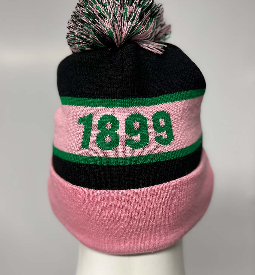 De La Salle FC Official Bobble Hat in Pink - Team Wear Store.ie