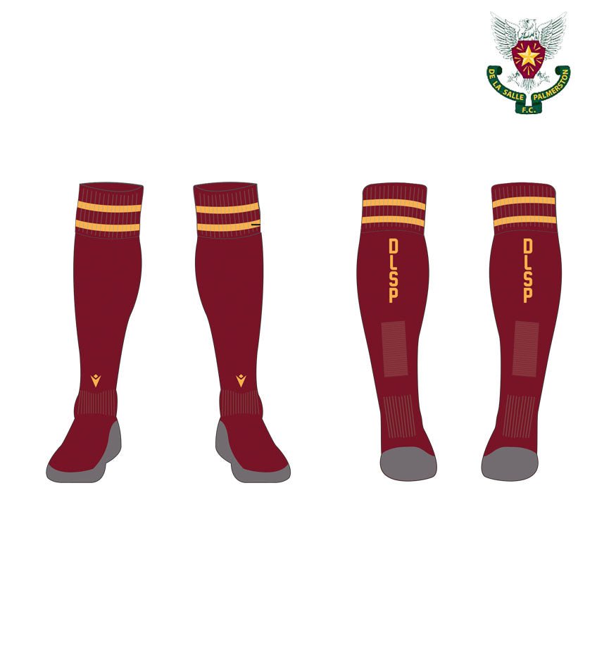 De La Salle Palmerston FC Macron Team Socks - Team Wear Store.ie