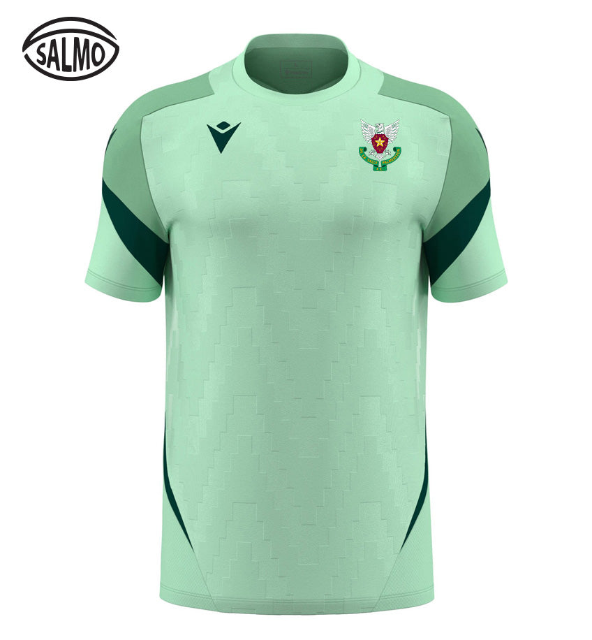 De La Salle Palmerston Macron Green and Black Totem T-Shirt