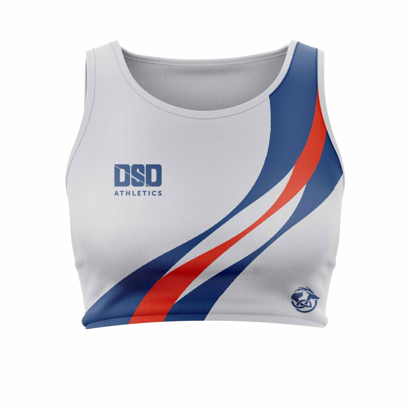 DSD AC Wolfhound & Elk Crop Top - Womens Fit - Team Wear Store.ie