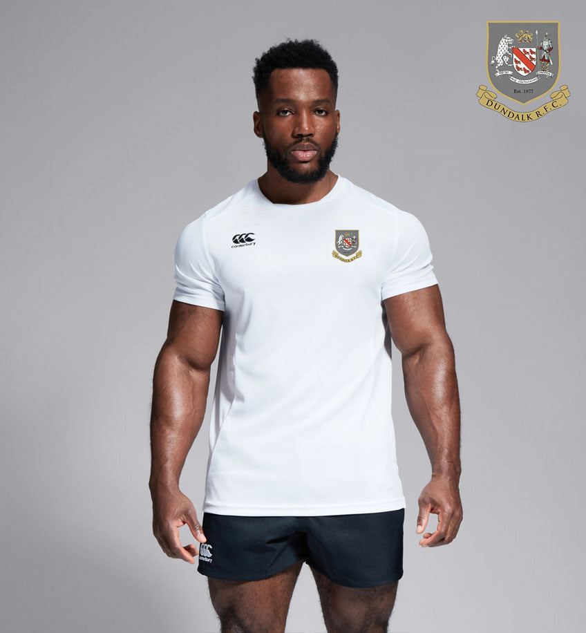 Dundalk RFC Canterbury Club White Dry Tee Shirt