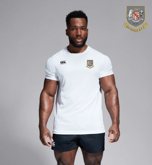 Dundalk RFC Canterbury Club White Dry Tee Shirt