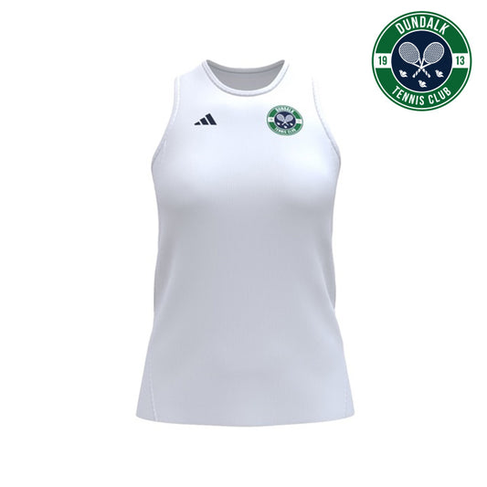Dundalk Tennis Club Women's Court White Tank Top