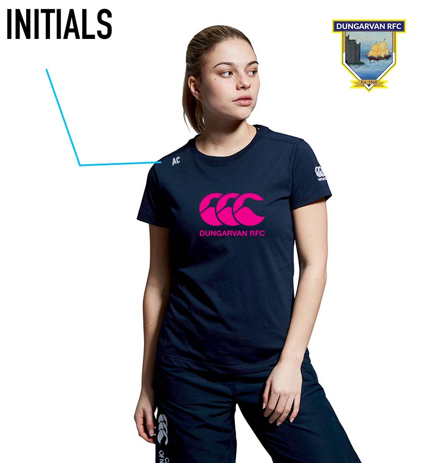 Dungarvan RFC CCC Canterbury Girls Rugby Tee - Team Wear Store.ie